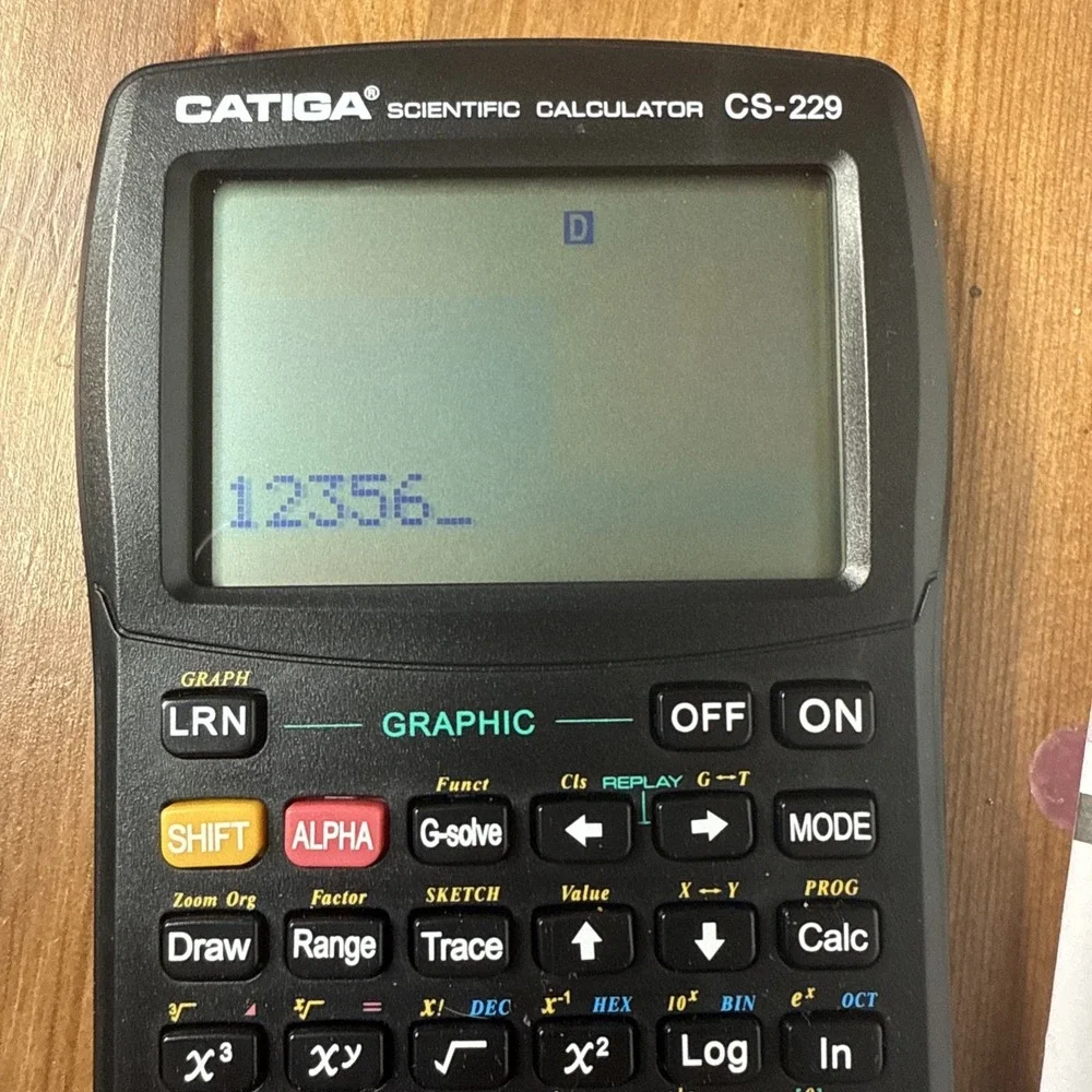 Catiga CS229 Scientific & Engineering Graphic Calculator Sunlite Corp Black New